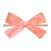 New Style Fashion Pure Color Nylon Bow Hairpin Set sku image 4