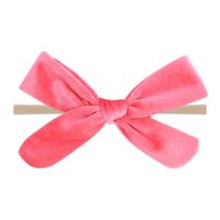 New Style Fashion Pure Color Nylon Bow Hairpin Set sku image 5