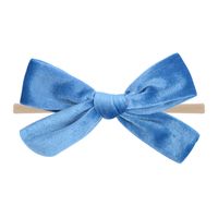 New Style Fashion Pure Color Nylon Bow Hairpin Set sku image 8