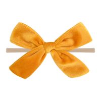New Style Fashion Pure Color Nylon Bow Hairpin Set sku image 9