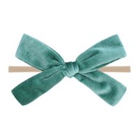 New Style Fashion Pure Color Nylon Bow Hairpin Set sku image 6
