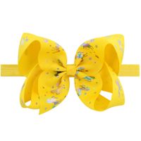 New Fashion Style Solid Color Bow Hairband Set sku image 6