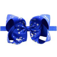 New Fashion Style Solid Color Bow Hairband Set sku image 3