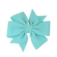 New V-shaped Ribbon Fishtail Bowknot Children's Hairpin Set sku image 6