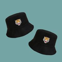 Nouveau Chapeau De Pêcheur De Tête De Tigre D&#39;ombre De Style De Mode main image 4