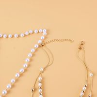 Mode Mehrschichtige Perle Herzform Legierung Halskette Großhandel main image 5