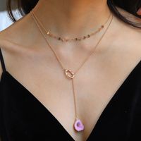 Fashion Simple Style Double-layer Necklace main image 6
