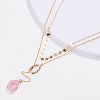 Fashion Simple Style Double-layer Necklace main image 5