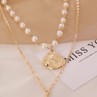 Fashion Pearl Coin Conch Shell Multilayer Necklace Wholesale main image 5