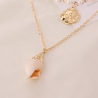 Fashion Pearl Coin Conch Shell Multilayer Necklace Wholesale main image 6