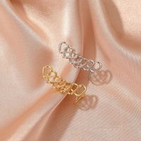 Korean Heart-shape Geometric Alloy Earrings Wholesale main image 4