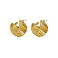 French Simple Style Ball C-shaped Earrings main image 3