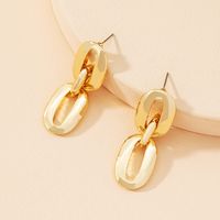 Fashion Golden Chain Geometric Alloy Earrings Wholesale main image 4