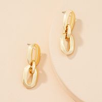 Fashion Golden Chain Geometric Alloy Earrings Wholesale main image 5