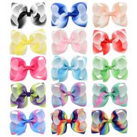 Fashion Korean Style Solid Color Bubble Children's Bow Hairpin Set main image 1