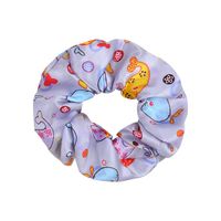 Korean Fashion Style Cartoon Pattern Floral Tie Hair Scrunchies Set main image 6