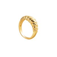Fashion Croissant Pattern Alloy Open Ring main image 6
