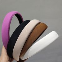 Fashion Solid Color Fabric Sponge Hairpin Wholesale main image 3