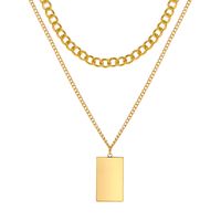 Fashion Geometric Stacking Multi-layer Alloy Necklace Wholesale main image 6