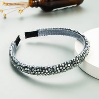 Simple Fish Line Braided String Crystal Headband sku image 5