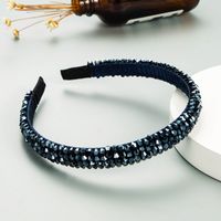 Simple Fish Line Braided String Crystal Headband sku image 6