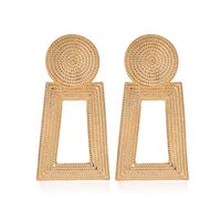 Fashion Creative Geometric Metal Star Shell Irregular Earrings Wholesale sku image 2