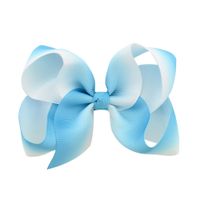 Fashion Korean Style Solid Color Bubble Children's Bow Hairpin Set sku image 9