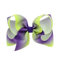 Fashion Korean Style Solid Color Bubble Children's Bow Hairpin Set sku image 12