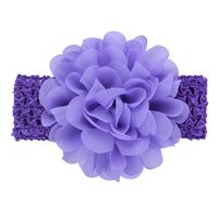 Fashion Chiffon Mesh Flower Hairband Set sku image 4