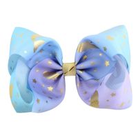 New Cute Style Cartoon Sequins Ribbed Children's Bow Hairpin sku image 2