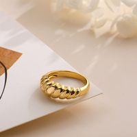 Fashion Croissant Pattern Alloy Open Ring sku image 6