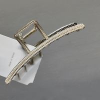 Fashion Geometric Pearl Alloy Hair Clip Wholesale sku image 1