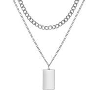 Fashion Geometric Stacking Multi-layer Alloy Necklace Wholesale sku image 2