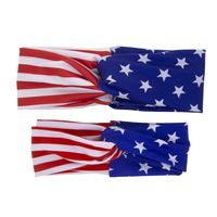 Foreign Trade American Independent Sung Man And Children's Headband Suit Mother Child National Day Rabbit Ears Two-piece Set sku image 4