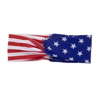 Foreign Trade American Independent Sung Man And Children's Headband Suit Mother Child National Day Rabbit Ears Two-piece Set sku image 1
