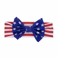 Foreign Trade American Independent Sung Man And Children's Headband Suit Mother Child National Day Rabbit Ears Two-piece Set sku image 2