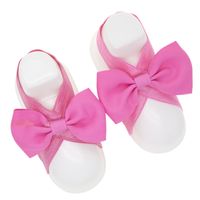 New Style Cute Simple Children's Foot Bow Set sku image 3