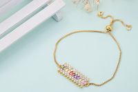 Fashion Geometric Pull Copper Inlaid Zircon Bracelet Wholesale main image 3