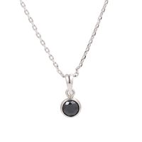 Korea Color Zircon Chain Silver Short Necklace Wholesale main image 6
