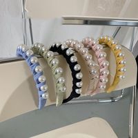 Korean Winding Pearl Woven Headband Wholesale main image 5