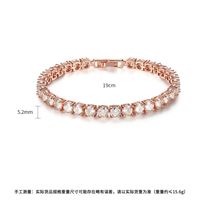 Korean Geometric Copper Inlaid Zircon Bracelet Wholesale main image 6