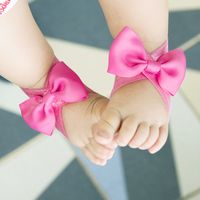New Style Cute Simple Children's Foot Bow Set main image 5