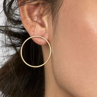 Simple Alloy Fashion Geometric Figures Circle Earrings main image 1