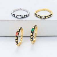 Großhandel Mode Gemischte Farbe Offen Verstellbaren Ring sku image 1