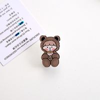 Cartoon Animal Girl Transparent Multipurpose Acrylic Test Paper Clip sku image 7