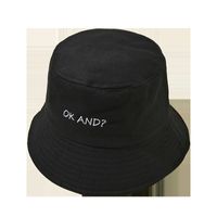 Fashion Embroidery Wide-brimmed Sunscreen Sunshade Fisherman Hat Wholesale main image 3