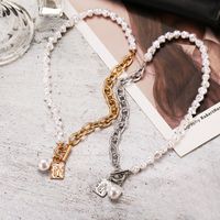 Fashion Geometric Thick Chain Alloy Necklace Wholesale main image 1