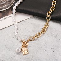 Fashion Geometric Thick Chain Alloy Necklace Wholesale main image 4