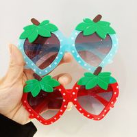 Cartoon Children's Strawberry Decorative Sunglasses main image 4