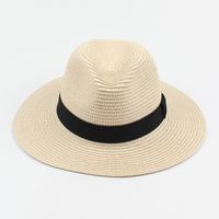 Fashion Wide Brim Sunscreen Sunshade Straw Fisherman Hat Wholesale main image 5